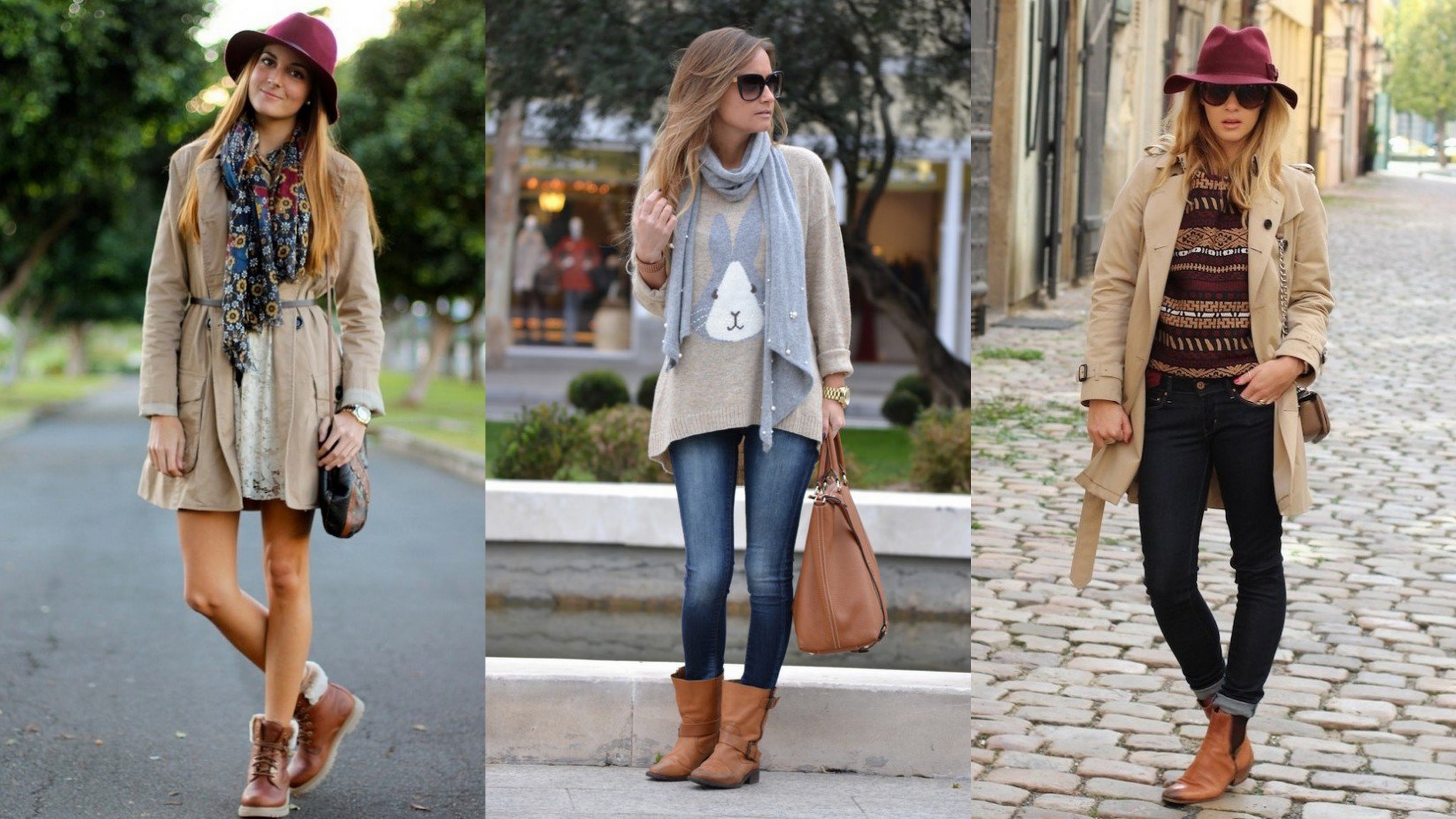 outfits with flat boots
